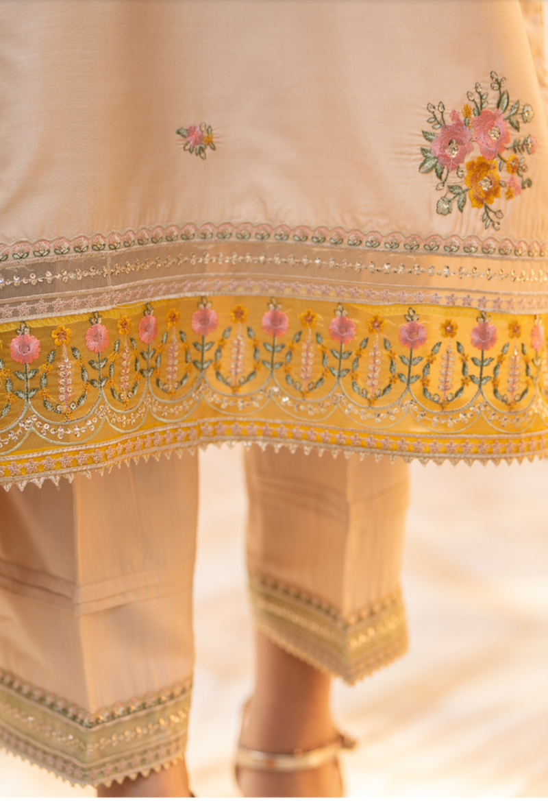 Floral Embroidered