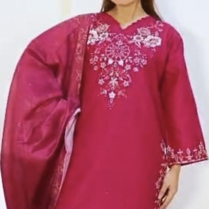 CT‑06 | Winter Cotton Embroidered Suit – Humayun Abbottabad