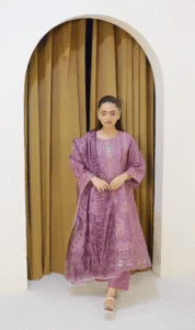 CT‑04 – Humayun Abbottabad Winter Collection | Embroidered 3‑Piece Suit – Winter Cotton