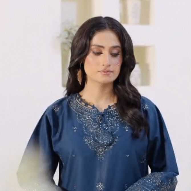 CT‑02 – Embroidered Winter Cotton 3‑Piece Suit